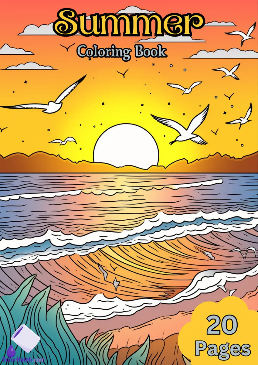 Summer 4 Coloring Book